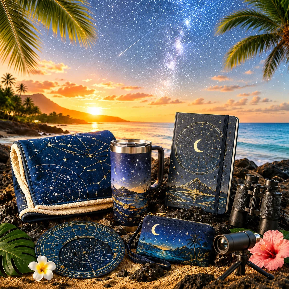 Gifts for stargazers with celestial accessories, star charts and astronomy-inspired keepsakes