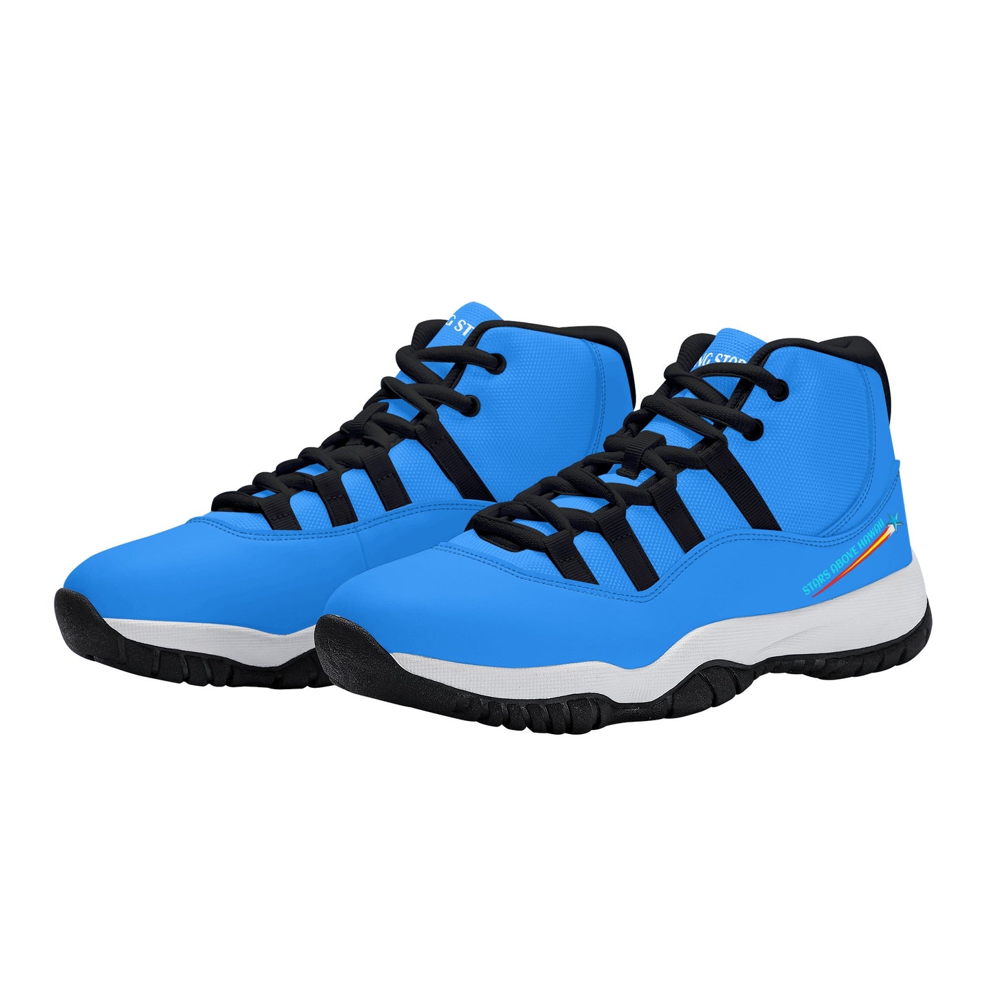 Sneakers - Reach for the Rising Star - Men's High Top
