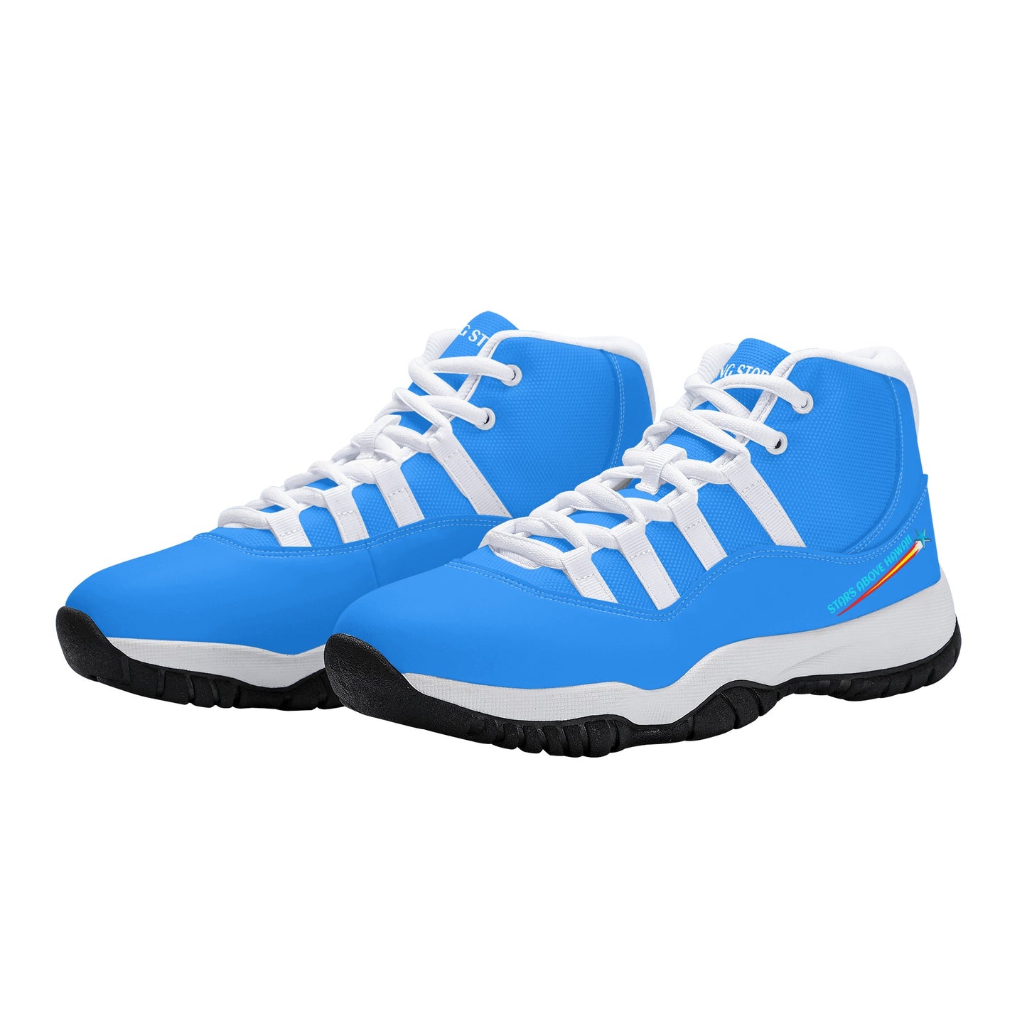 Sneakers - Reach for the Rising Star - Men's High Top
