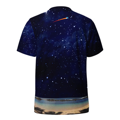 Sports Jersey - The Rising Star Over Beach Ocean