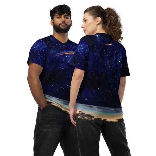 Sports Jersey - The Rising Star Over Beach Ocean