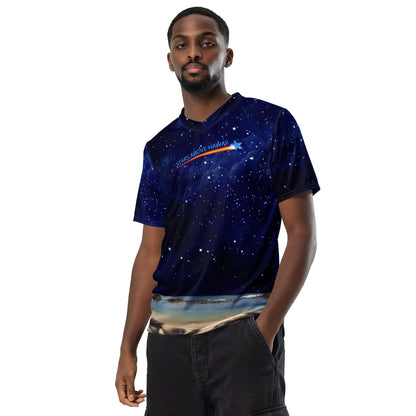 Sports Jersey - The Rising Star Over Beach Ocean