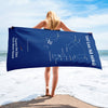 Specialty Item - Hawaii Winter Star Line Beach / Bath / Gym Towel in Royal Blue